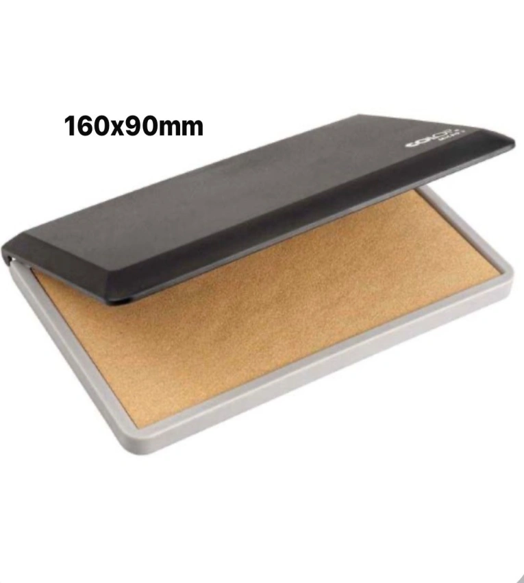 Tampon encreur 160x90mm  vide (sans encre), prêt à être rempli avec la couleur de votre choix.