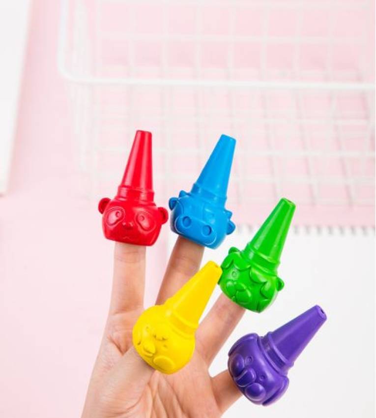 Color KIDS Finger Crayon 6 couleurs