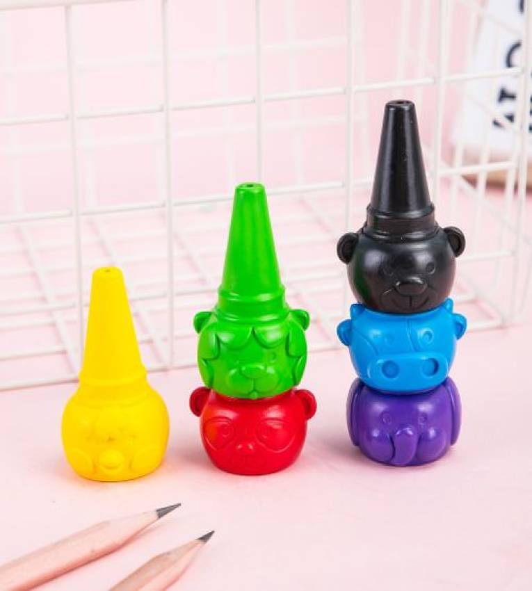 Color KIDS Finger Crayon 6 couleurs