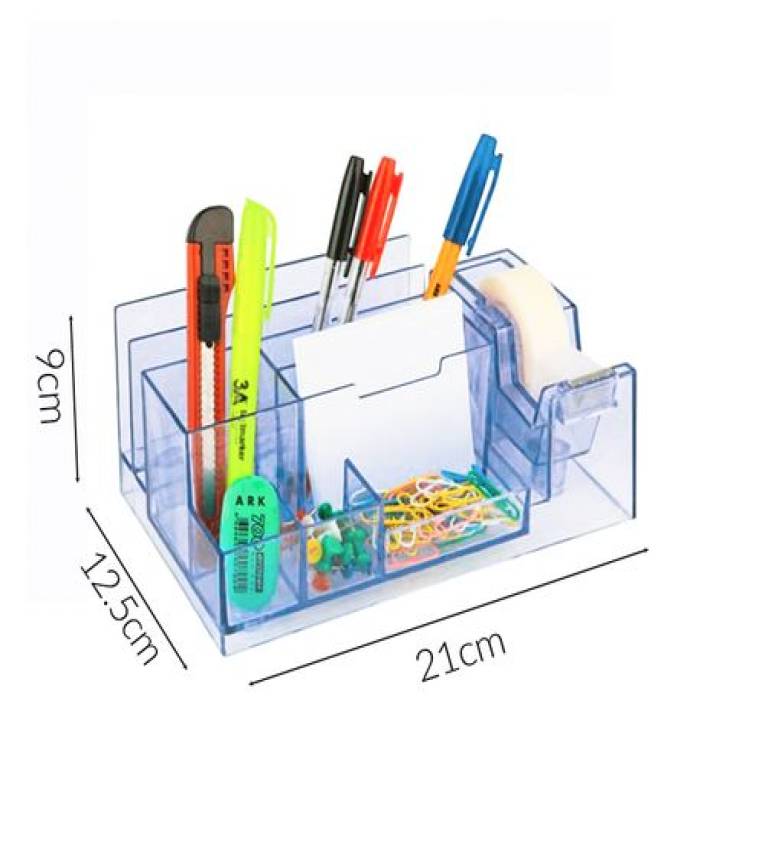 Organisateur de bureau acrylique Transparent