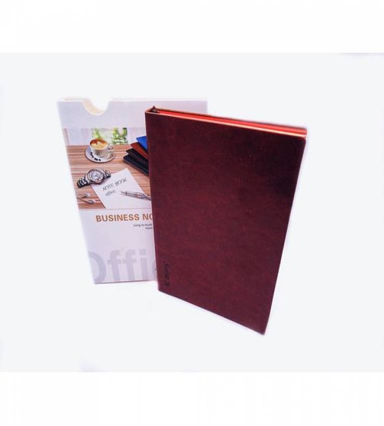 Carnet de notes en cuir  A6 synthétique 13.5 x 18 cm 110 pages