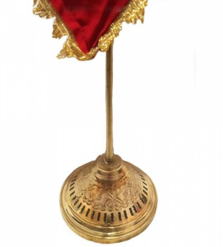 107.5 cm Grand Drapeau marocain en Cuivre