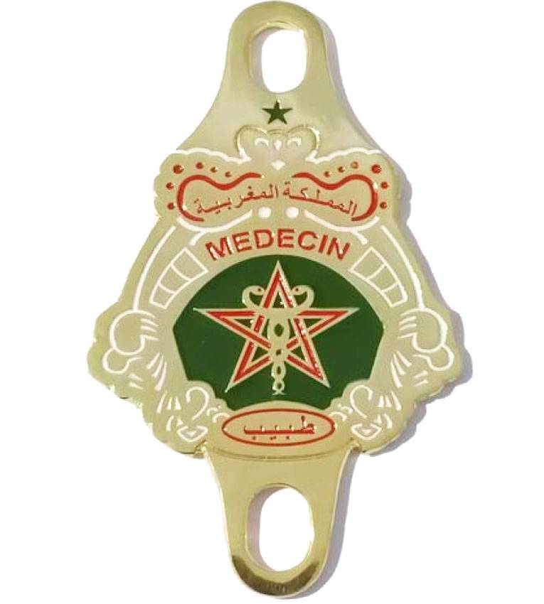 Macaron , Badges professeur, Docteur, Dentiste, Infirmier, Pharmacien, Presse, Royaume du Maroc
