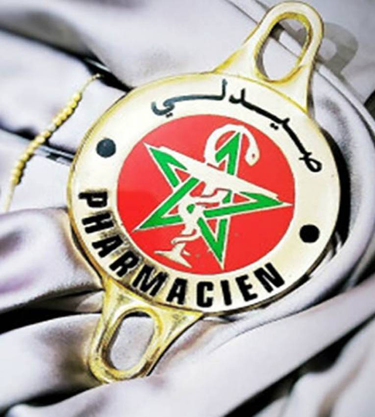 Macaron , Badges professeur, Docteur, Dentiste, Infirmier, Pharmacien, Presse, Royaume du Maroc