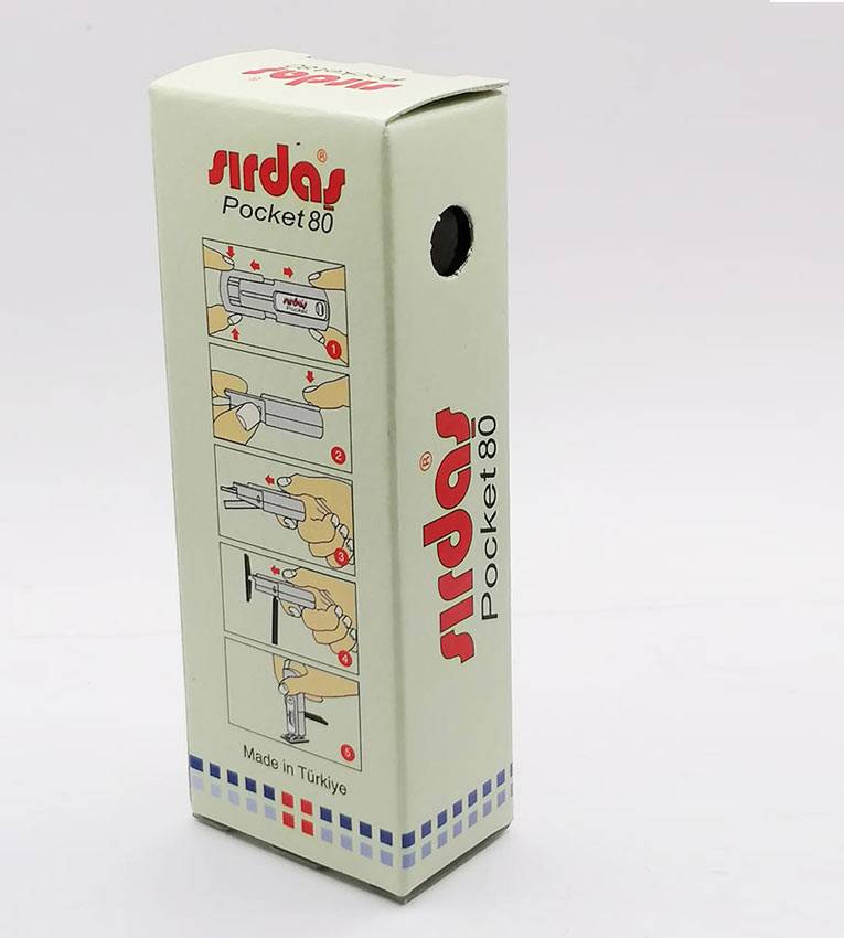 Ref 12 Tampon de poche Cachet Stylo  Sirdas Pocket 80 dim 50x20mm