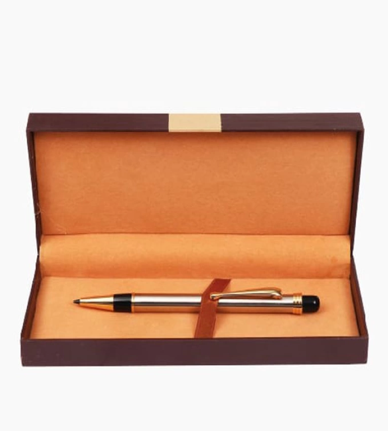 1 قلم حبر جاف معدني مثالي كهدية ، من السهل جدًا ضبط القلم المخصص