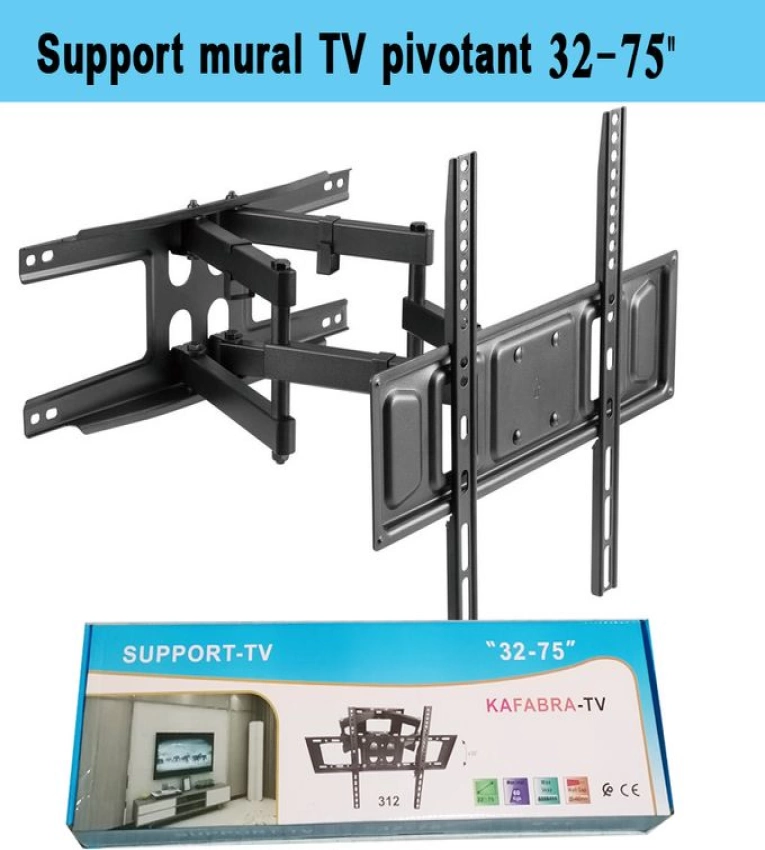 Support mural mobile pour l'installation d'un écran plat