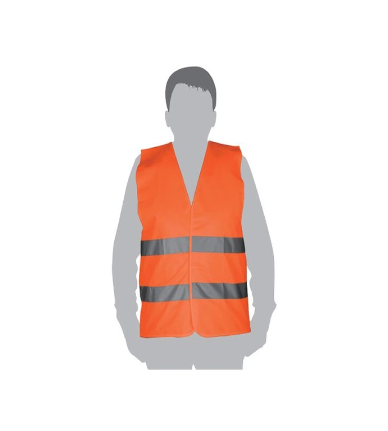 Gilet de sécurité Rouge. Nécessaire et obligatoire à tout automobiliste