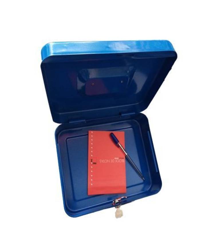 Caisse a monnaie et billets Boîte métallique portable