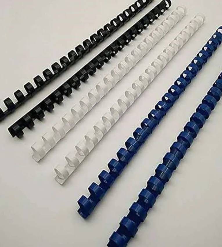 Reliure plastique manuelle A4 21 trous - Lot de 30 pièces : Parfait pour cahiers, contrats et plus