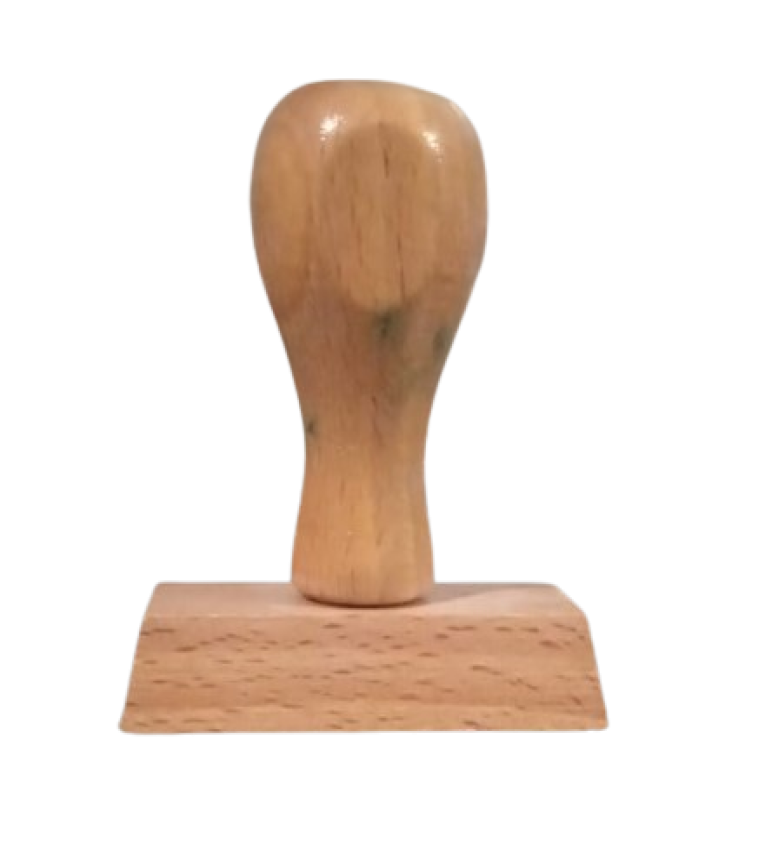 Tampon en bois 2,5/5,5 cm, rectangulaire