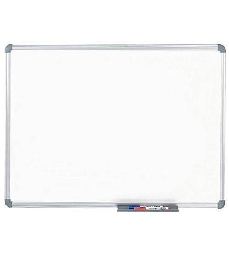 EXPRESS Office Lot Economique Tableau Magnétique Blanc 100x150 cm,6 feutres effaçable & Brosse