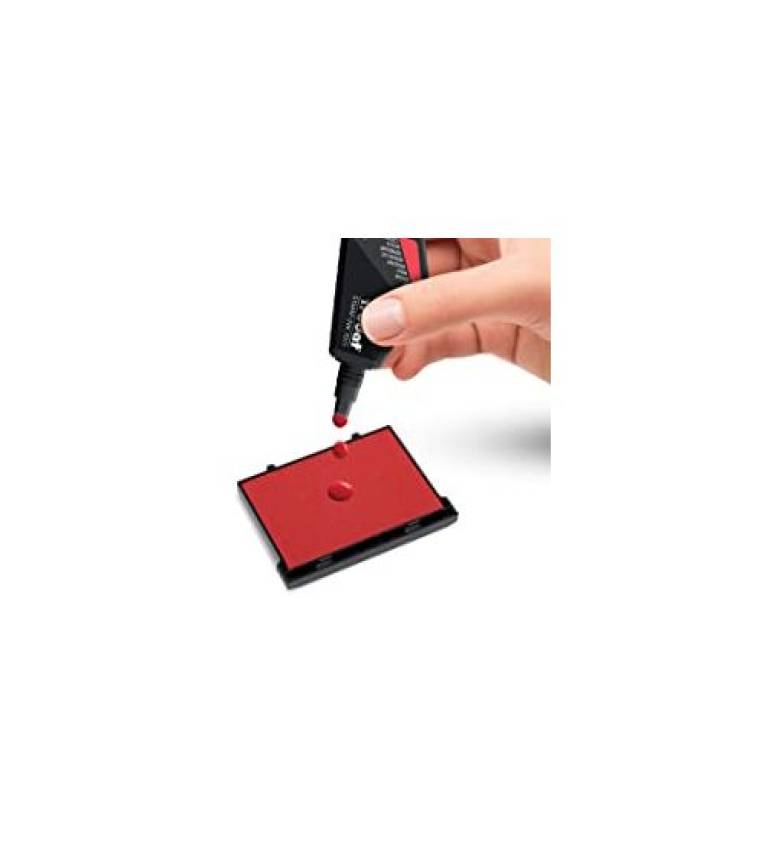 Trodat Encre de luxe pour tampon encreur 7011 - rouge flacon de 28 ml