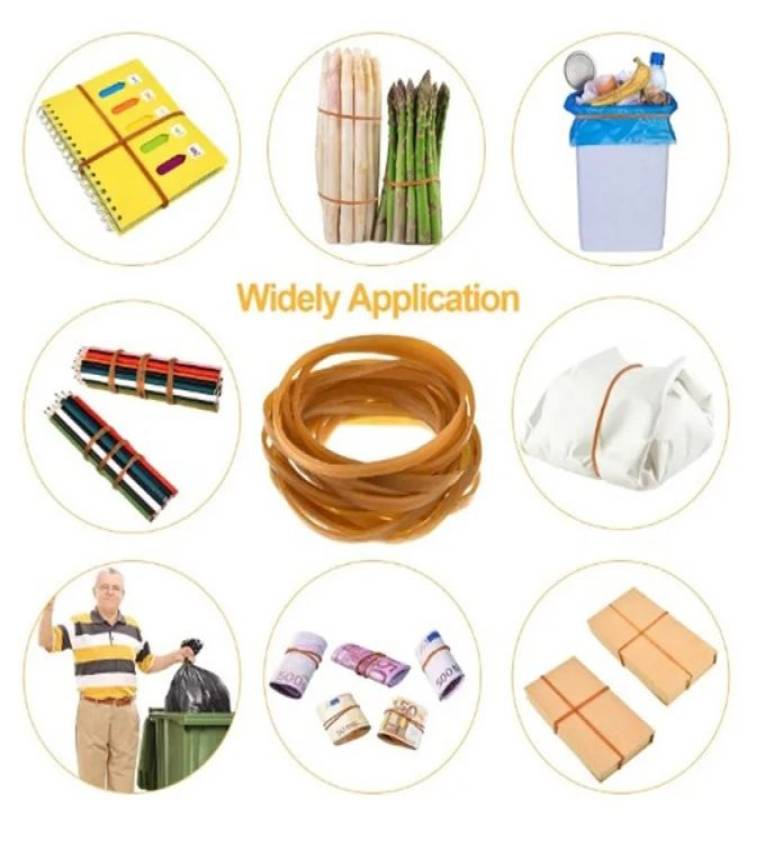 sachets de Bracelets élastiques 250g 100% Caoutchouc