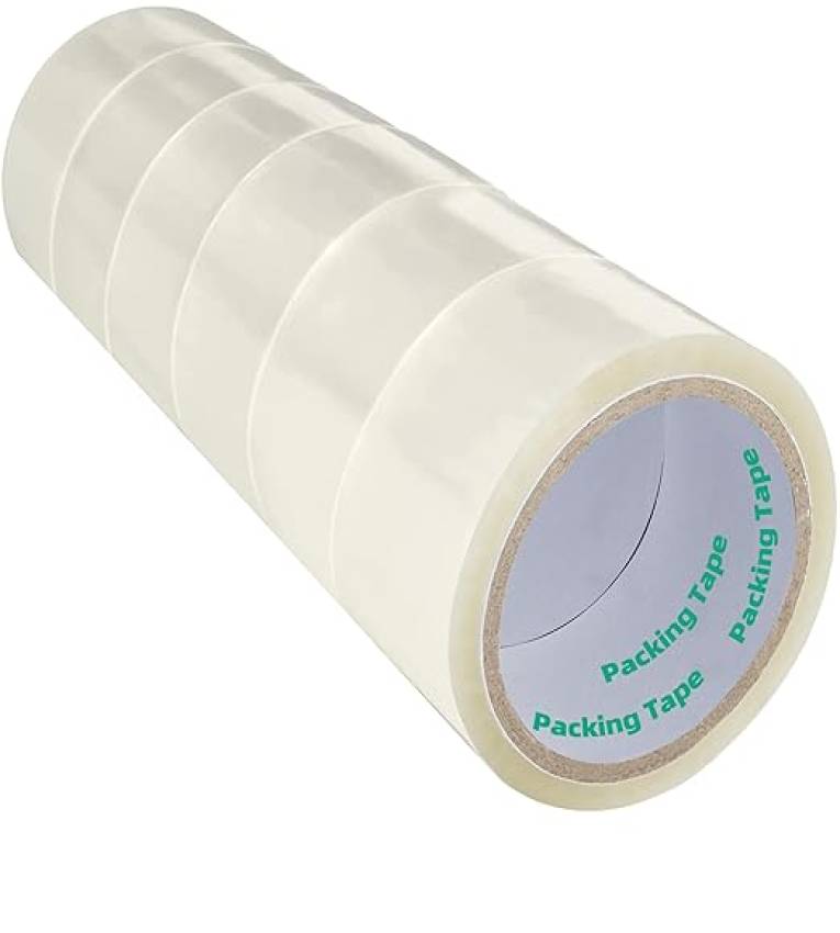 Lot de 6 pcs Rouleaux de scotch 48mm X 100m Adhésif transparent
