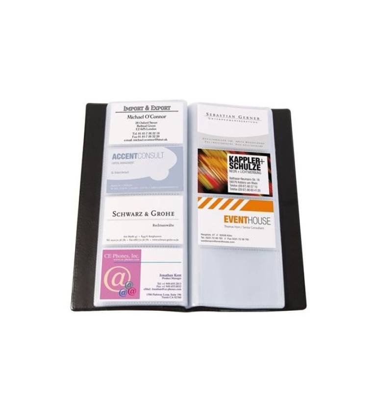 Porte-flyer A5 Transparent Avec Porte-carte De Visite - Support Comptoir/bureau (lot De 1)
