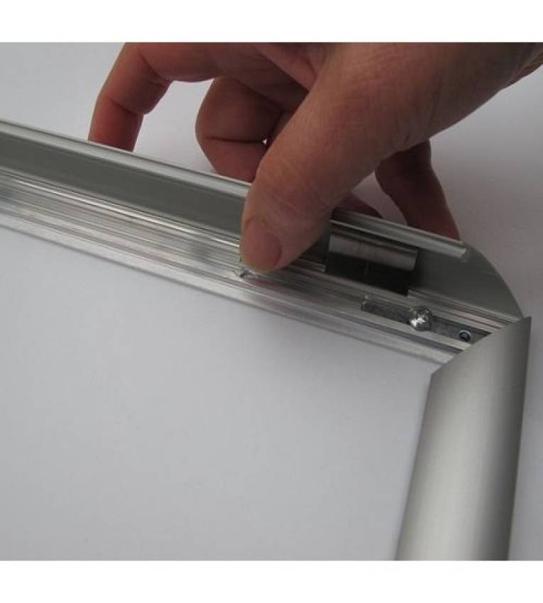CADRE CLIC CLAC ALUMINIUM COULEUR ARGENT FORMAT A4