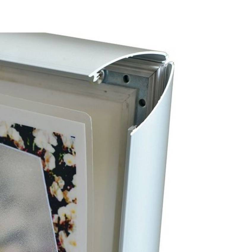 CADRE CLIC CLAC ALUMINIUM COULEUR ARGENT FORMAT A4