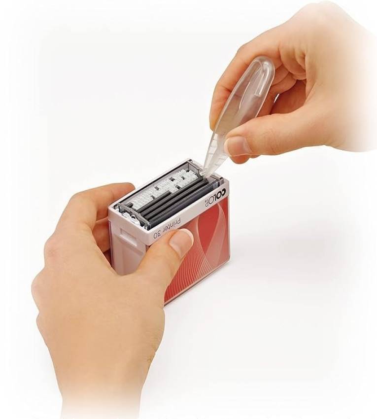 Tampon arabe de 5 lignes Colop Printer 30 Make Your Own, 18x47 mm