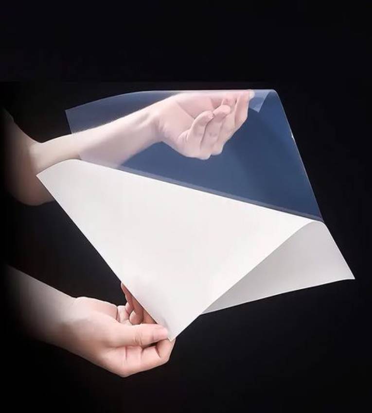 papier autocollant en vinyle imprimable transparent A4 -10 Feuilles