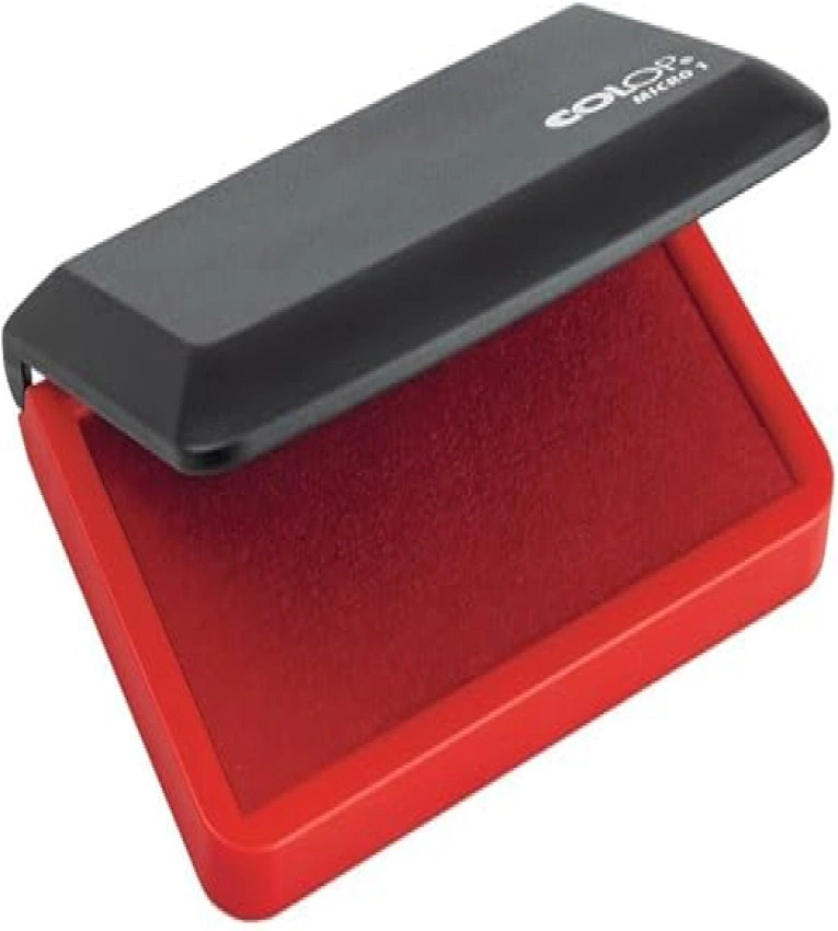 Colop Tampon encreur encre Noir permanent grand format 16x9cm POUR TAMPON MANUEL
