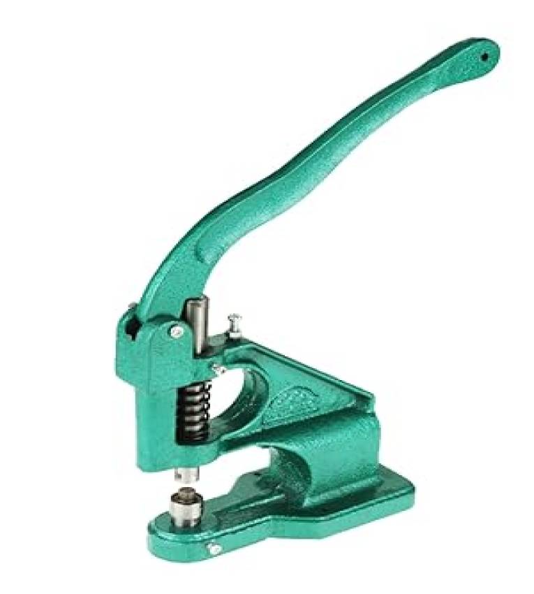 Presse à œillets professionnelle, Outil robuste et précis pour fixer les œillets sur tissu, cuir et plastique