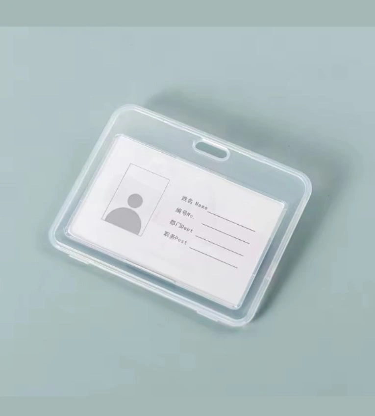 porte-carte plastique, étui carte d’identité, porte-badge professionnel, porte-carte, accessoire bureau