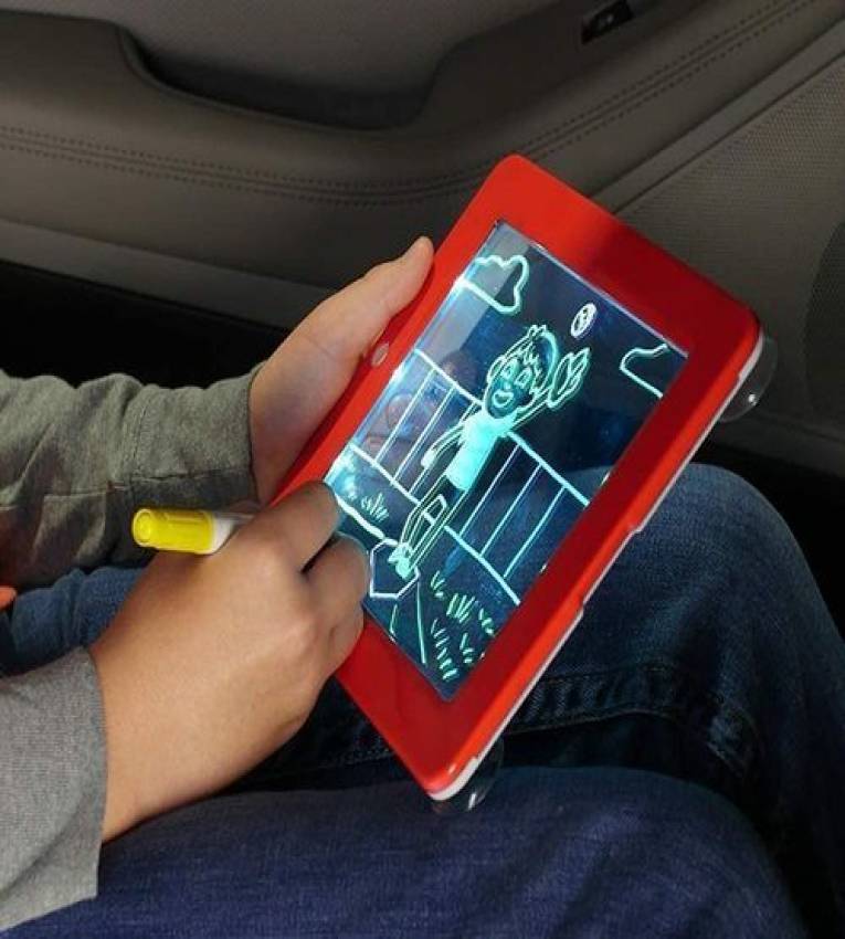 Tableau LCD 10 Tablettes de Dessin + 6 Stylos Tactiles - Jouet Éducatif