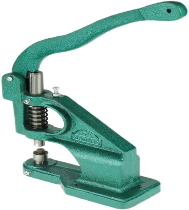 Machine de presse ,Machine à Œillets Manuelle à Pression avec 100 Œillets et 3 Matrices Inclus pour fixer les œillets sur tissu, cuir et plastique