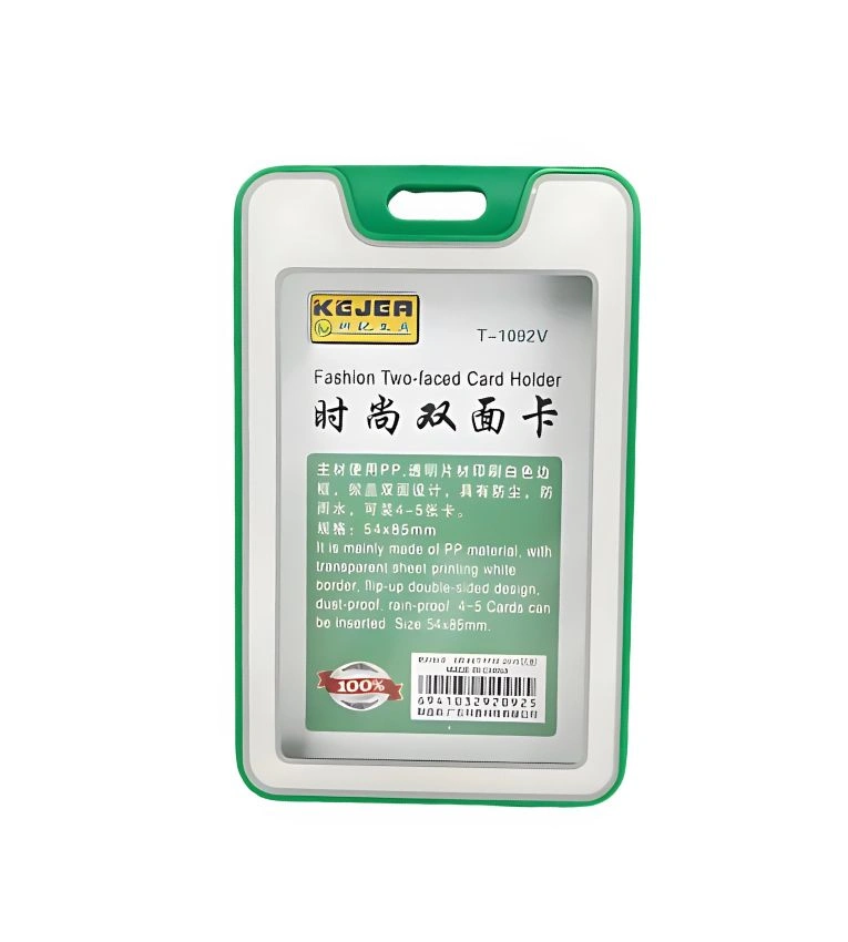 porte-carte plastique, étui carte d’identité, porte-badge professionnel, porte-carte avec lanière, accessoire bureau