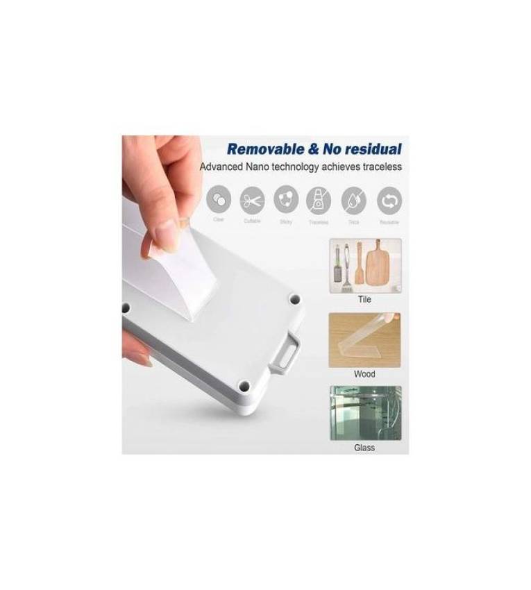 Ruban Adhésif 1.9cmx5m, transparent Polyvalent – Auto-adhésif, Lavable, Sans Trace