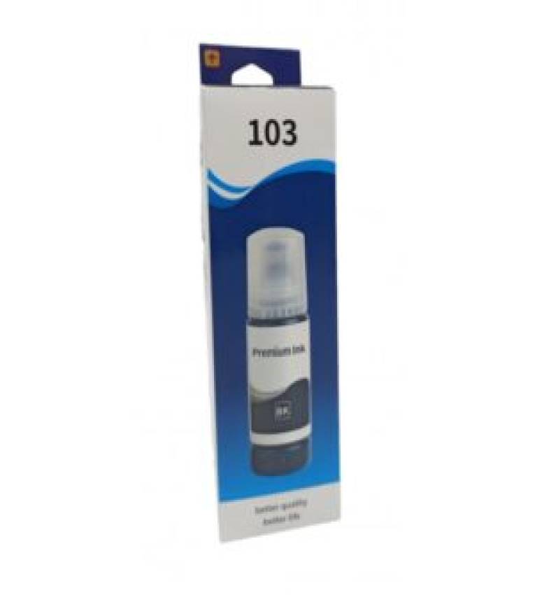 premium Ink Bouteille de Recharge d'Encre Noir 70 ml pour Imprimantes de série G, avec Capacité d'impression d'environ 7000 pages résistante à l'eau