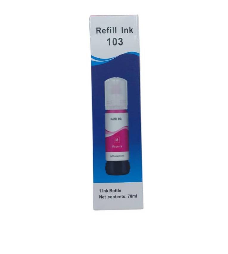 premium Ink Bouteille de Recharge d'Encre Rose 70 ml pour Imprimantes de série G, avec Capacité d'impression d'environ 7000 pages résistante à l'eau