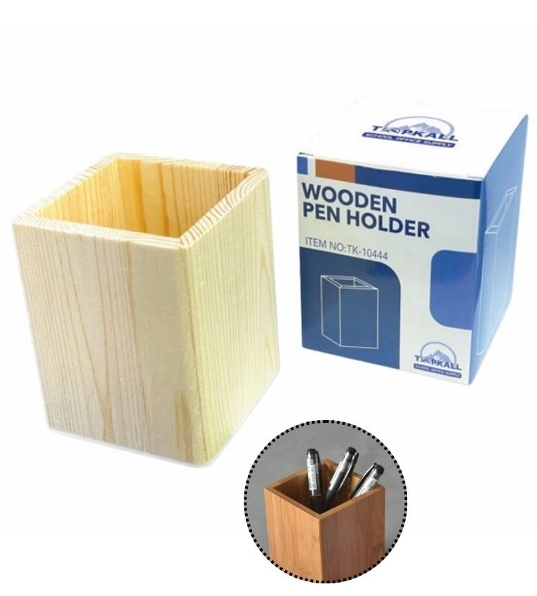 Operitacx Porte-stylo Bambou Style Chinois Vintage – Élégant Organisateur De Bureau Pour Crayons, Pinceaux & Maquillage, Décoration Rétro Naturelle