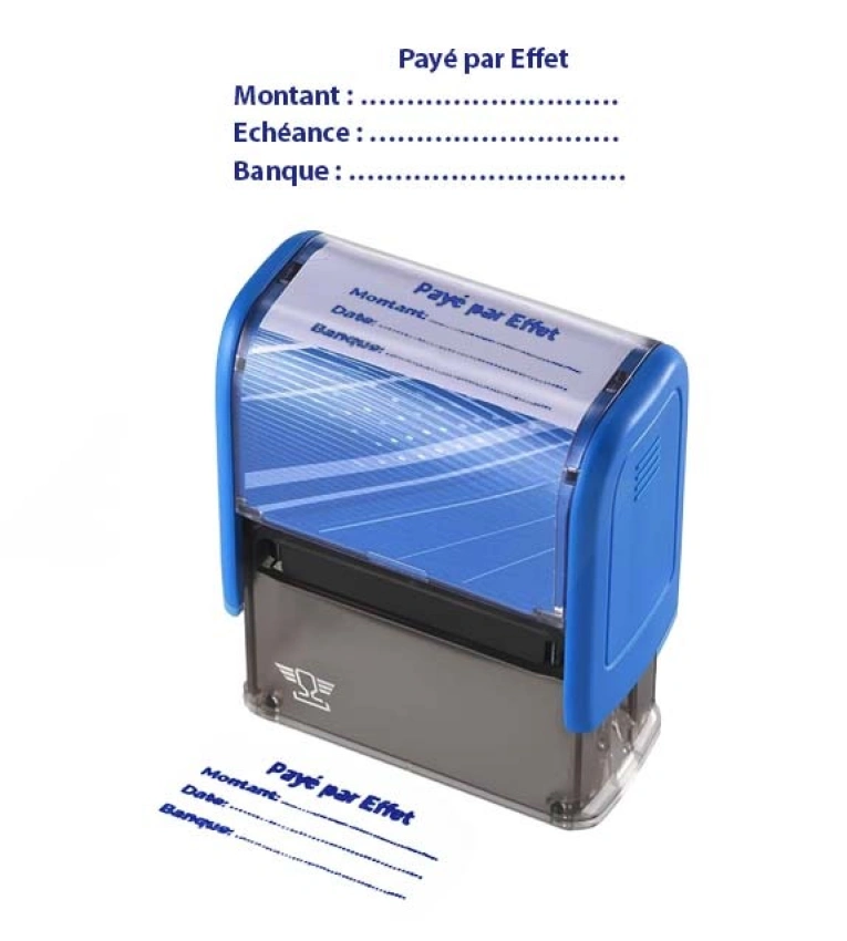 Avec cases pour le montant, l’échéance et la banque. Impression nette et encre durable, idéal pour un suivi professionnel des règlements.